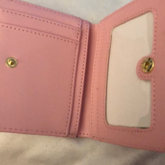 Betsey Johnson Luv Betsey Snap Card Wallet Blush Tonal Stitched Rose Pattern NWT - Picture 12 of 16